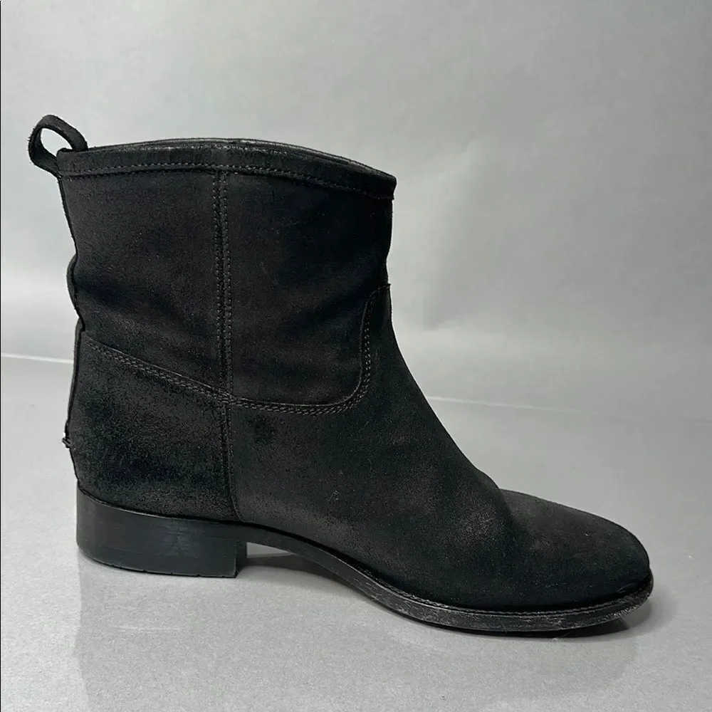 Authentic Jimmy Choo Ankle Booties | Black Suede | EU 38.5 | (A-1526)